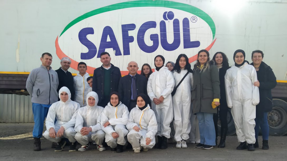 Yortan ÇPL Öğrencileri SAFGÜL Firmasına Gezi Düzenledi.