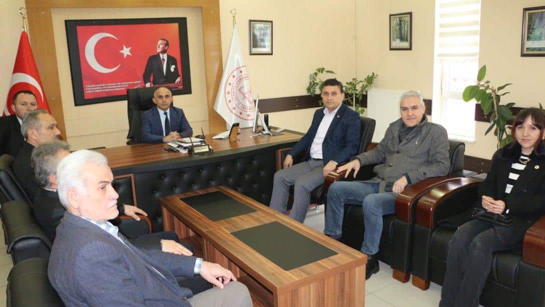 Cumhuriyet Halk Partisi Belediye Başkan Adayı Enver Özgü'den Müdürlüğümüze Ziyaret